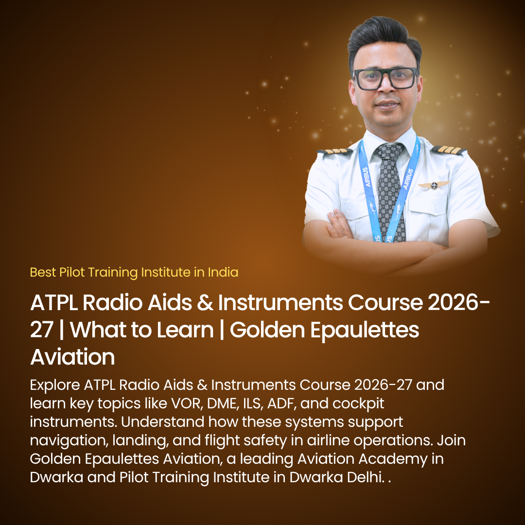 ATPL Radio Aids & Instruments Course 2026-27 | What to Learn | Golden Epaulettes Aviation